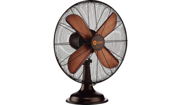 Orient Electric Retro T16 400mm High-Speed Table Fan (Rubbed Bronze)