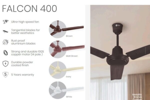 Orient Normal Fan Falcon 400-Decorative Fans - Image 2