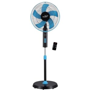 V-GUARD FINESTA REMOTE PRIME 40Cm Pedestal Fan (5 blade) with BLDC (Blue, Pack of 1)