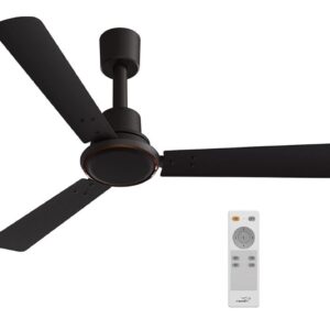 V Guard Enviro Pro 1200MM 35Watt Energy Saving Ceiling Fan With Remote (Matte Brown)