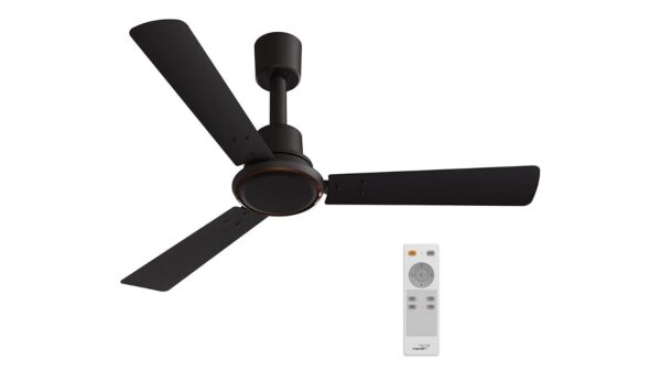 V Guard Enviro Pro 1200MM 35Watt Energy Saving Ceiling Fan With Remote (Matte Brown)