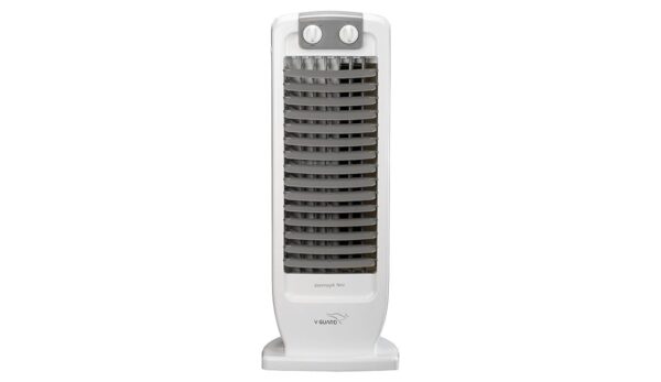 V-Guard Veemagik Neo (43.5cm) Tower Fan | 1300 RPM, 2401 CFM Air Flow | Grey White