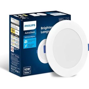 PHILIPS Astra Sleek LED Panel 10-watt Round LED Downlighter