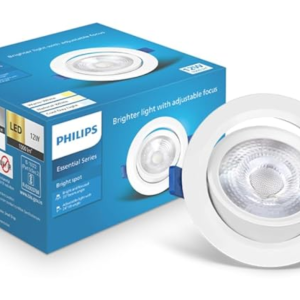 Philips BrightSpot 6 Watt White LED Ceiling COB Round Spot Light