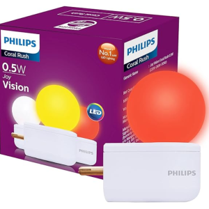 PHILIPS 0.5W LED Red Bulb, Pack of 1 (Joy Vision)