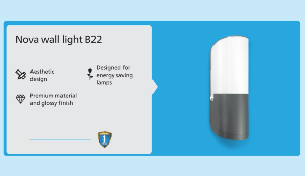 Philips Nova Wall Light B22 - Image 2
