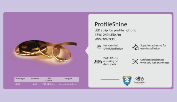 Philips Profile Shine LED Strip Light - Image 2