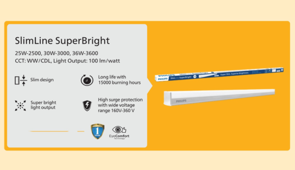 Philips SlimLine SuperBright LED Tube Light - Image 2